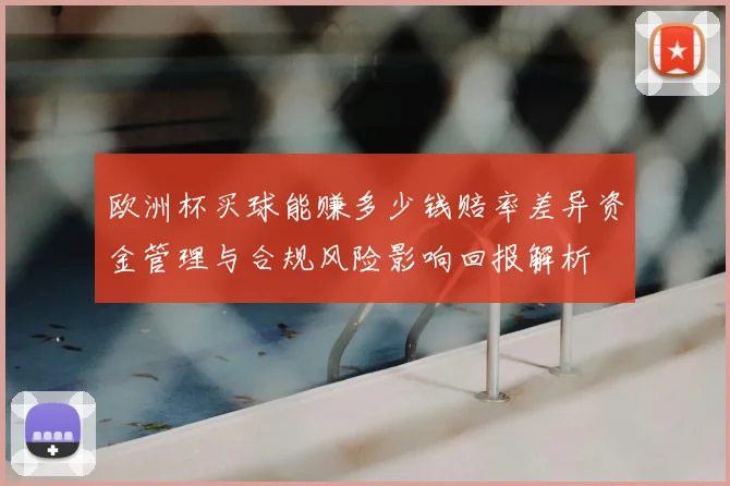 欧洲杯买球能赚多少钱赔率差异资金管理与合规风险影响回报解析